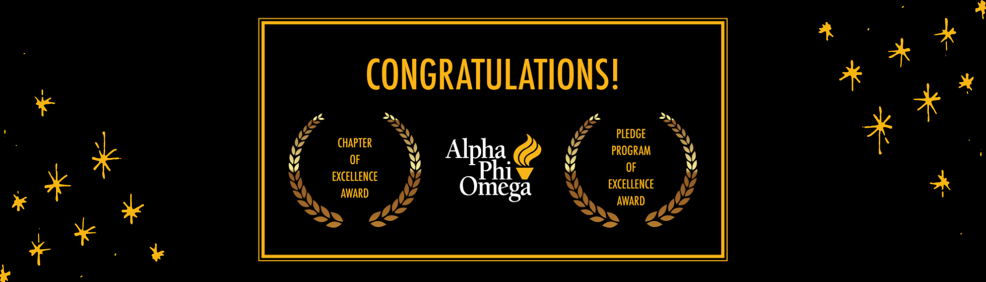 Congratulations to the winners of APO's Chapter of Excellence and Pledge Program of Excellence Awards!