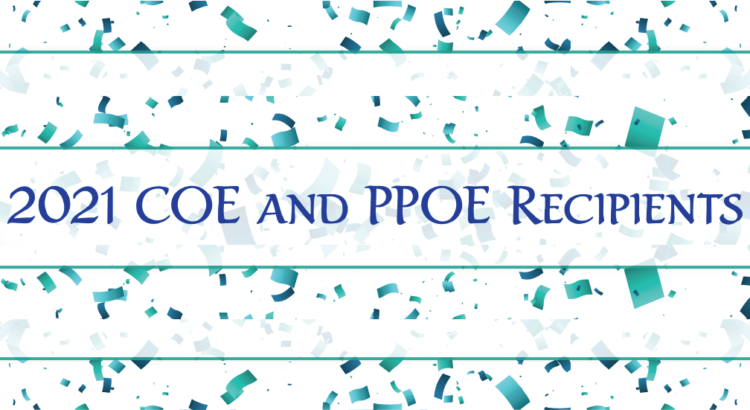 2021 COE and PPOE Recipients